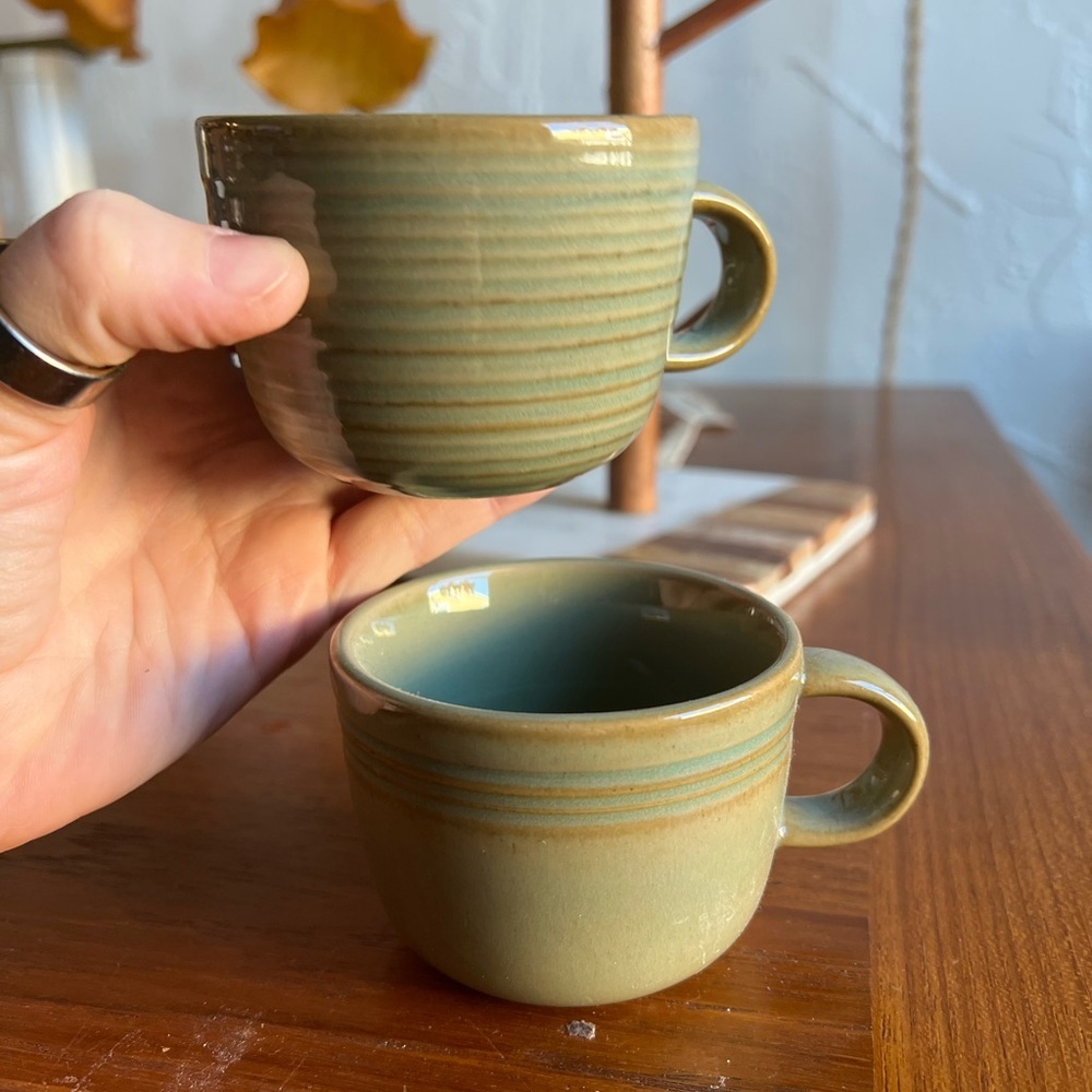 Hearth & Hand Magnolia Stoneware Mugs Coffee Cups Ceramic Joanna Gaines Kitchen